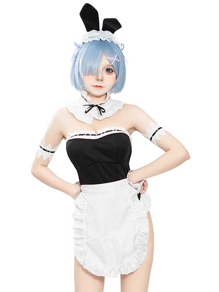 セクシーなアニメ風 バニーメイドコスチューム