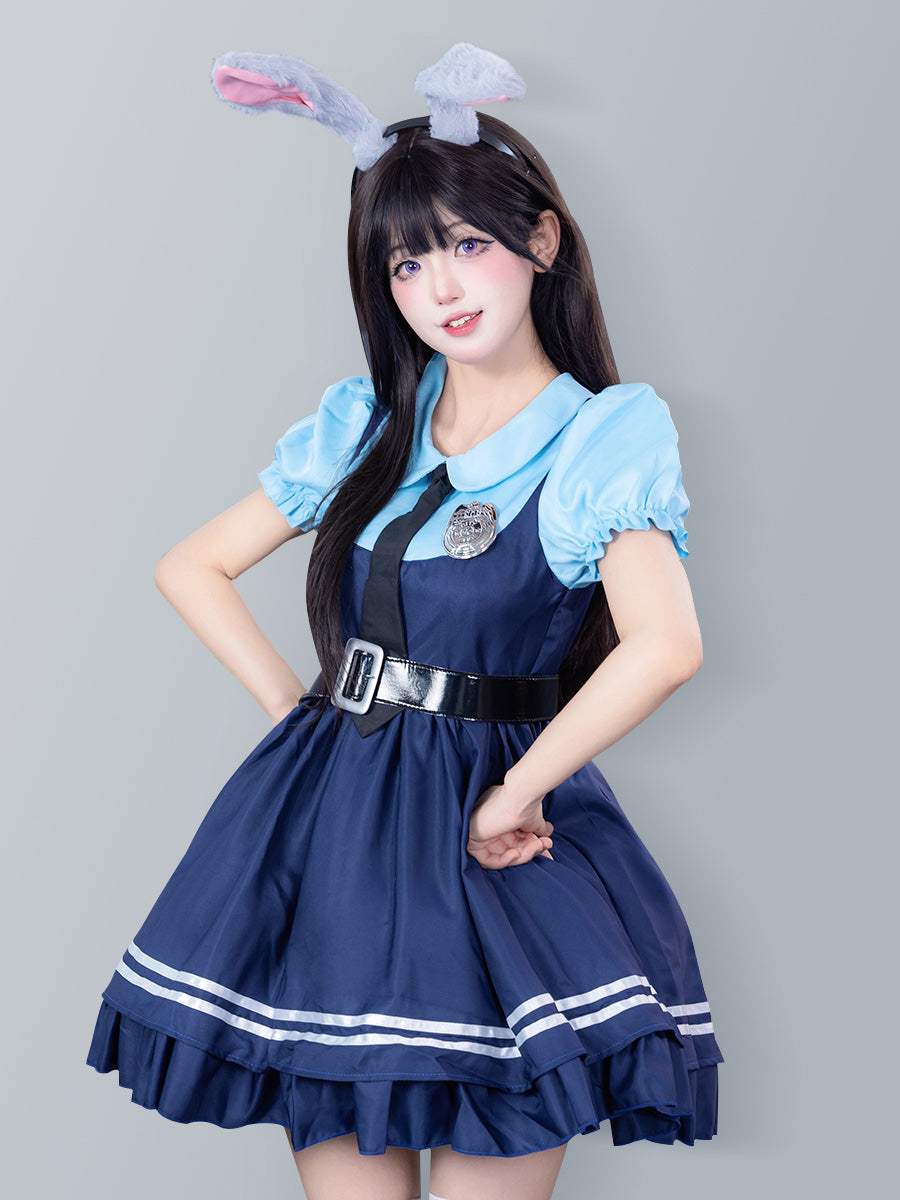 かわいい学生服風バニーコスチューム