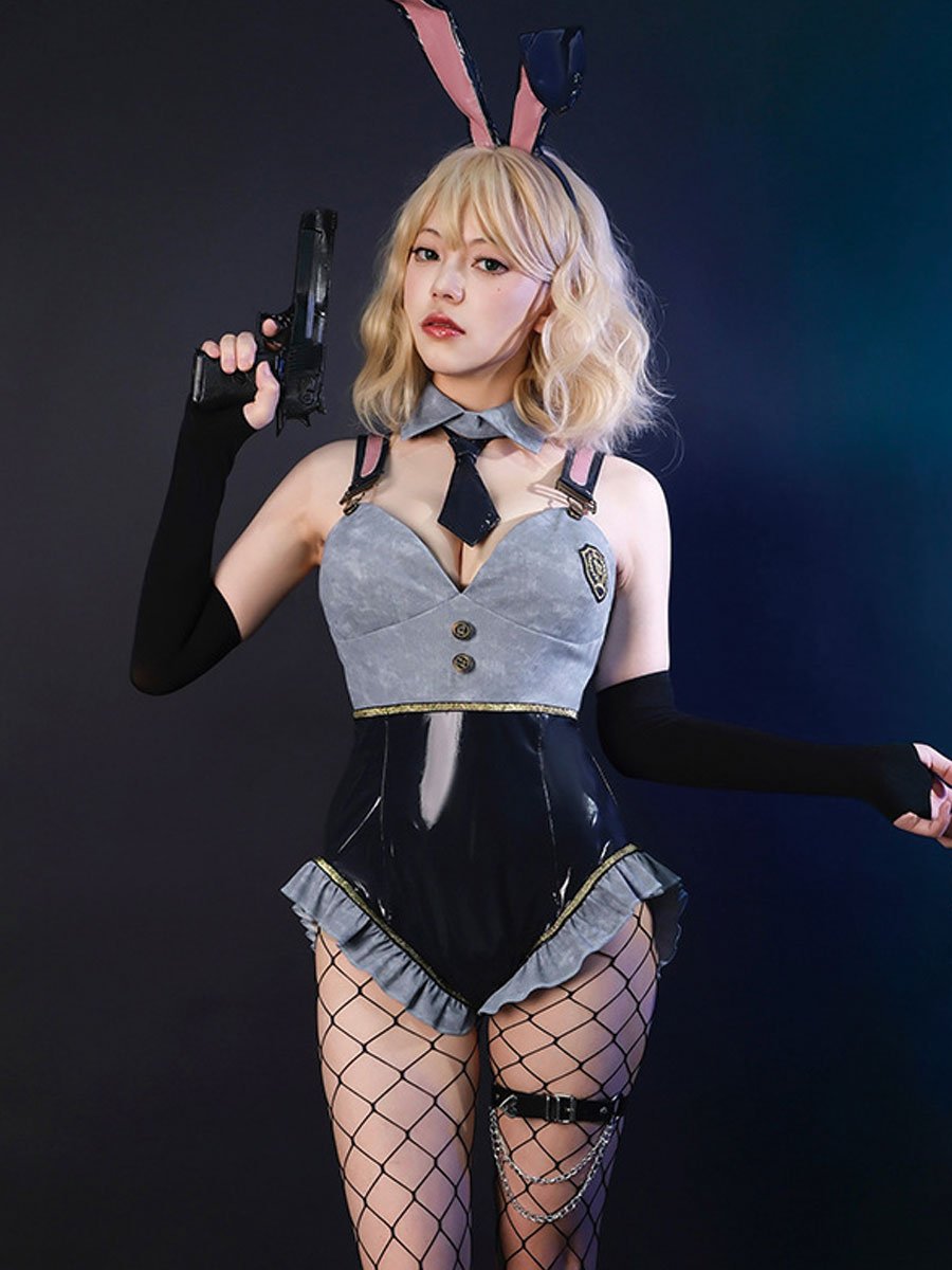 アニメ系 セクシーバニー ラテックスボディスーツ