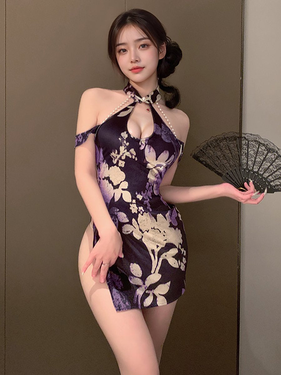 魅惑のパールドレーピングチャイナランジェリー
